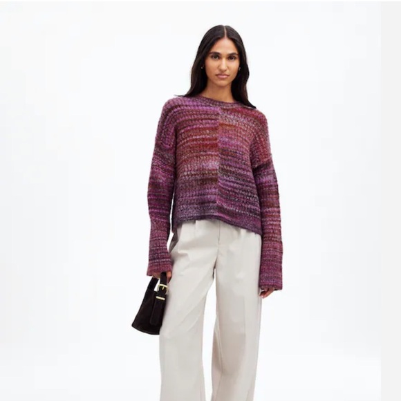 Madewell // NWOT Space-Dyed Crewneck Sweater - Picture 5 of 7